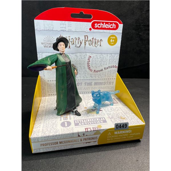 1 Schleich Harry Potter Profesor Mongeling & Patronus Toy - New
