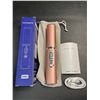 Image 2 : 1 Cordless/Rechargeable Hair Straightener - Pink - Great for Travel/On The Go! USB-C Charging - New
