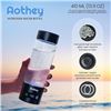 Image 4 : 1 Aothey Hydrogen Water Bottle; 460ml Water Ionizer Machine - Rechargeable - Black - New