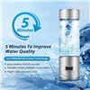 Image 8 : 1 Hydrogen Water Bottle Generator/Portable Rechargeable Water Ionizer - New