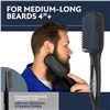 Image 9 : 1 Arkam Beard Straightener Brush Kit for Men - Premium Heated Brush Kit w/ Case - NEW SEALED
