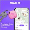 Image 5 : 2-Pack of TILE by Life360 Bluetooth Trackers; Key Finder/Item Locator Trackers (Black/White) - New