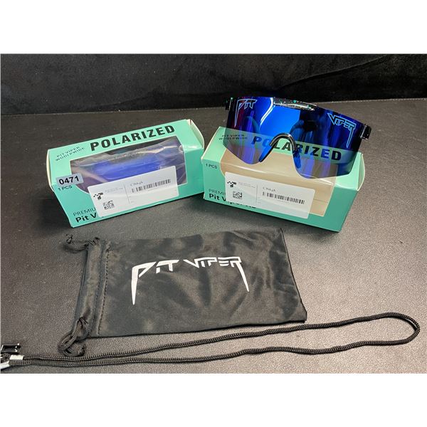 2 Pairs of Kids/Youth Pit Viper Polarized Sunglasses (For Ages 2-6yrs) - New