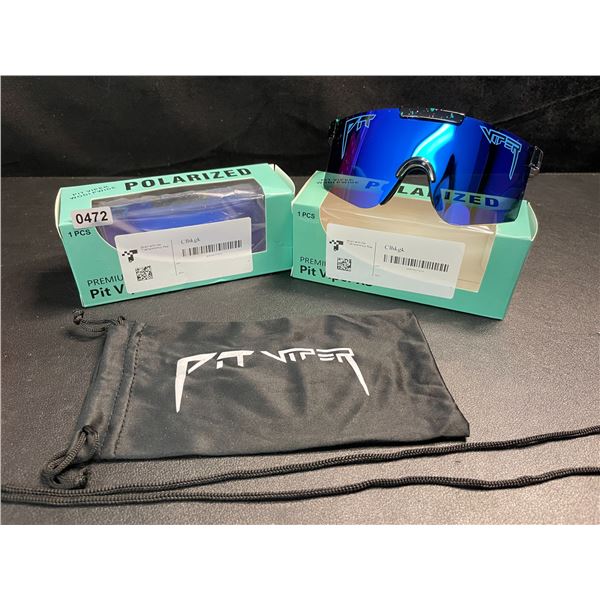 2 Pairs of Kids/Youth Pit Viper Polarized Sunglasses (For Ages 2-6yrs) - New