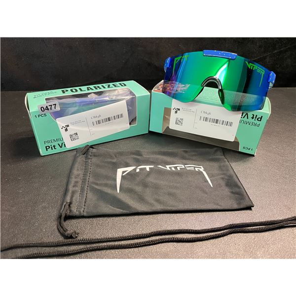 2 Pairs of Kids/Youth Pit Viper Polarized Sunglasses (For Ages 2-6yrs) - New