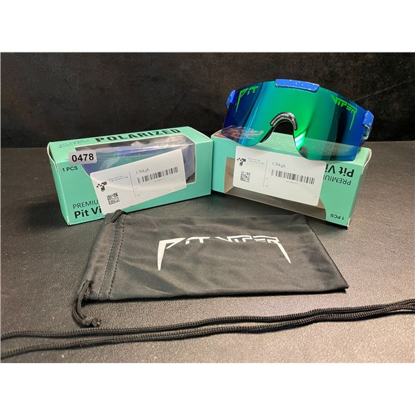 2 Pairs of Kids/Youth Pit Viper Polarized Sunglasses (For Ages 2-6yrs) - New