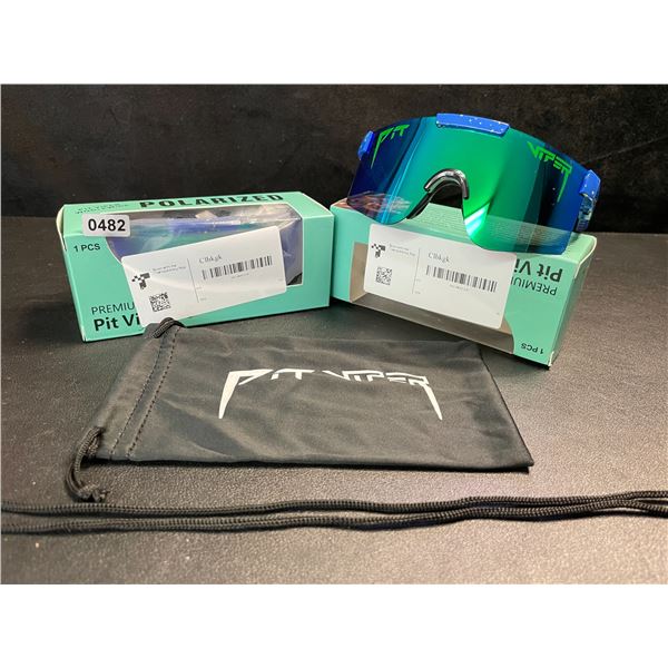 2 Pairs of Kids/Youth Pit Viper Polarized Sunglasses (For Ages 2-6yrs) - New
