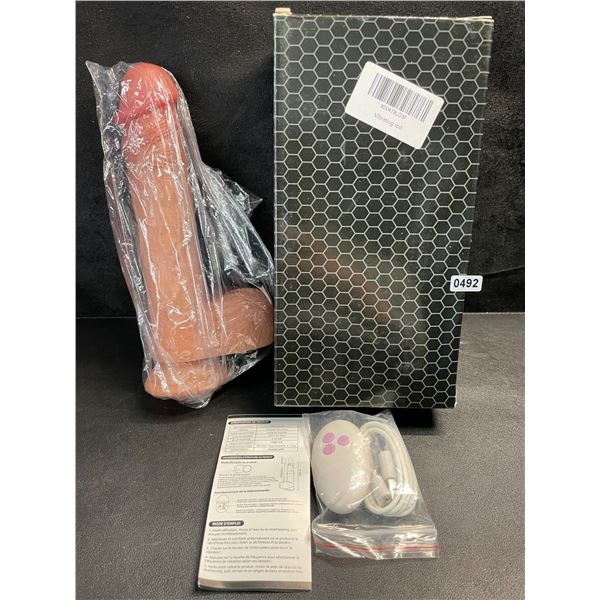 1 Silicone Remote-Control "Realistic" Dildo Sex Toy - Rechargeable Design - New