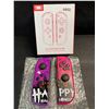 Image 2 : 1 Set of Joycon Controllers for Nintendo Switch - Pink/Purple Halloween Design - New
