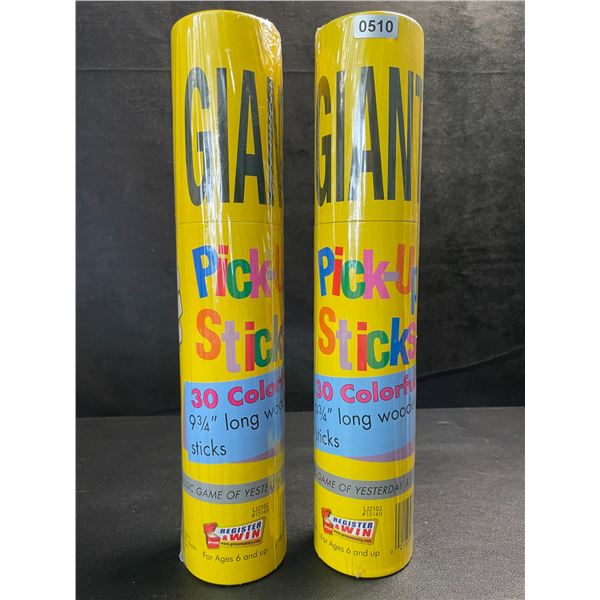 2 Pick-Up Sticks Toys/Games - 30pcs Each - New