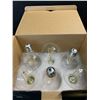 Image 3 : 1 Box of 6 LED Globe Bulbs - E26 Base Lightbulbs - New