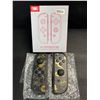 Image 2 : 1 Set of Gold/Black Pikachu Pokemon Design Joycon Controllers for Nintendo Switch - New