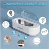 Image 7 : 1 Kunphy Ultrasonic Cleaner Machine - For Jewelry, Eyeglasses, Watches, Small Electronics - New!