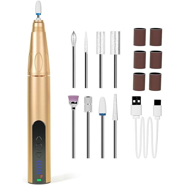 1 Portable Electric Nail Drill Kit by Scienbeauty (Model: BK-A06) - High-Power Nail Drill - New