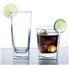 Image 4 : 1 Box of Le'Raze 16-Pack Square Drinking Glasses - New (Dmg Box - See Photos)
