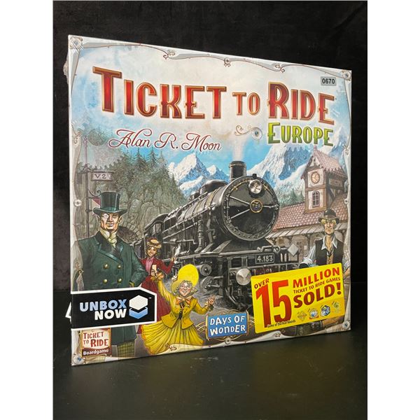 1 Ticket to Ride: Europe - A Family Board Game by Days of Wonder (2-5 Players) - New Sealed!