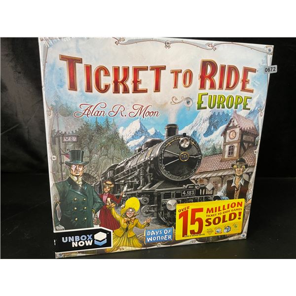 1 Ticket to Ride: Europe - A Family Board Game by Days of Wonder (2-5 Players) - New Sealed!