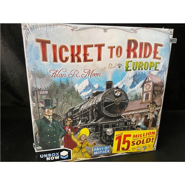 1 Ticket to Ride: Europe - A Family Board Game by Days of Wonder (2-5 Players) - New Sealed!