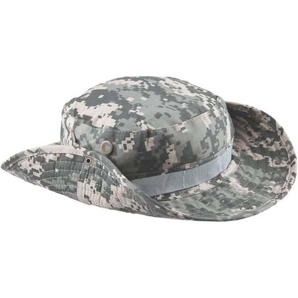 4 Wide Brim Boonie Hats/Bucket Hats for Outdoors - Camo Design - Brand New