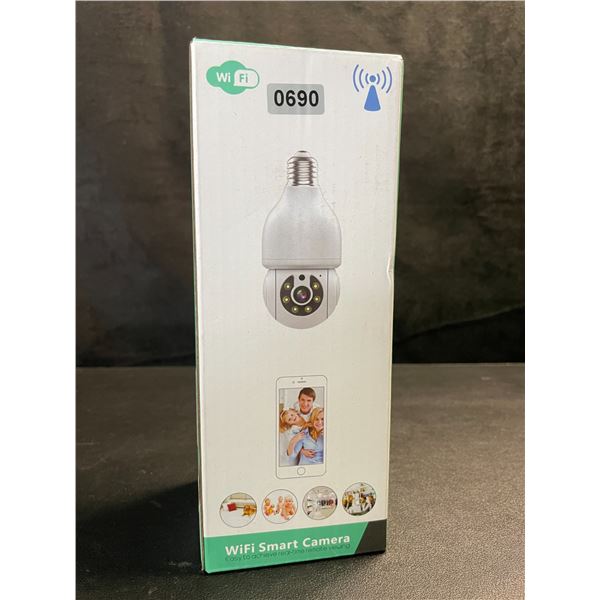 1 Light Bulb WiFi Smart Security Camera for Indoors/Outdoors - Brand New