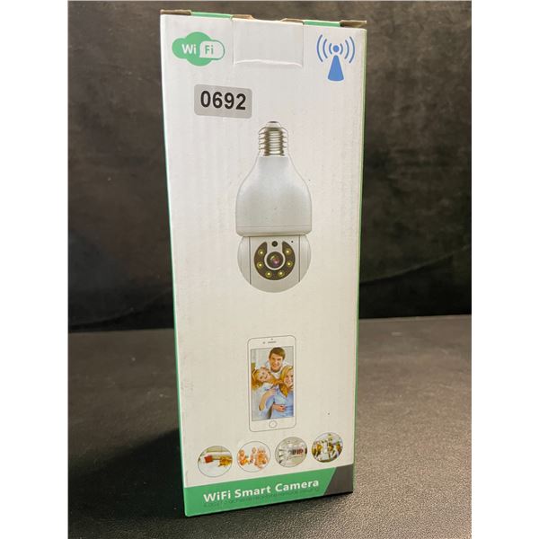 1 Light Bulb WiFi Smart Security Camera for Indoors/Outdoors - Brand New