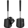 Image 1 : 2-Pack of SetSail Premium Silicone Toilet Brushes with Holders - Black - Brand New