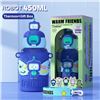Image 2 : 1 Robot Design Insulated Thermos/Water Bottle for Kids - 450ml - New