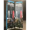 Image 1 : 2 PowerLix Professional Handheld Electric Milk Frothers - Battery Operated - New