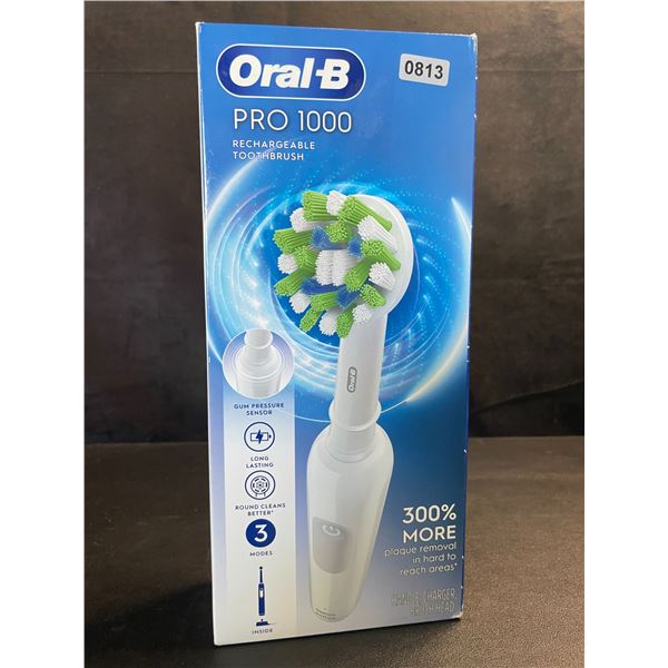 1 Oral-B PRO 1000 Rechargeable Electric Toothbrush - New