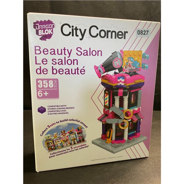 1 DragonBlock City Corner Beauty Salon Lego-Style Toy Building Set (358pcs) - New