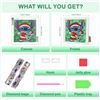 Image 2 : 4 Disney Stitch Christmas Theme 5D Diamond Painting Art Kits with Wooden Frames - New