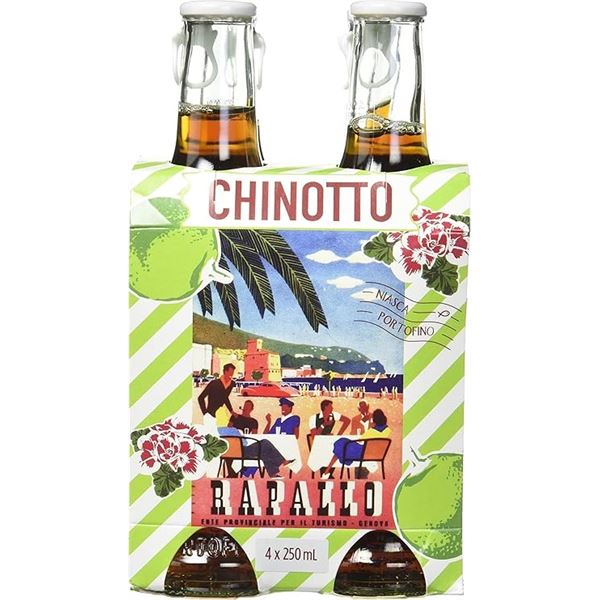 2 4-Packs of Niasca Portofino Chinotto Sparkling Chinotto Beverages - Glass Bottles - 250ml Each