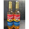 Image 1 : 2 Torani Salted Honey Butter Naturally Flavored Syrups; 750ml Each - BB: OCT 11/2026 - New