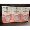 Image 2 : 3 Boxes of Osulloc Kombucha Tea LycheePeach Powdered Mix Beverages (10 x 5g Sticks Per Box) - New