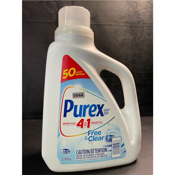1 Purex Free & Clear Liquid Laundry Detergent for Sensitive Skin - 2.03L - New