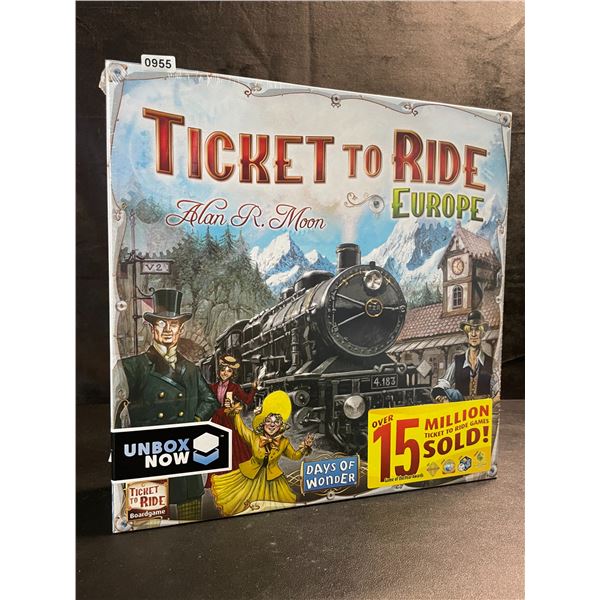 1 Ticket to Ride: Europe - A Family Board Game by Days of Wonder (2-5 Players) - New Sealed!