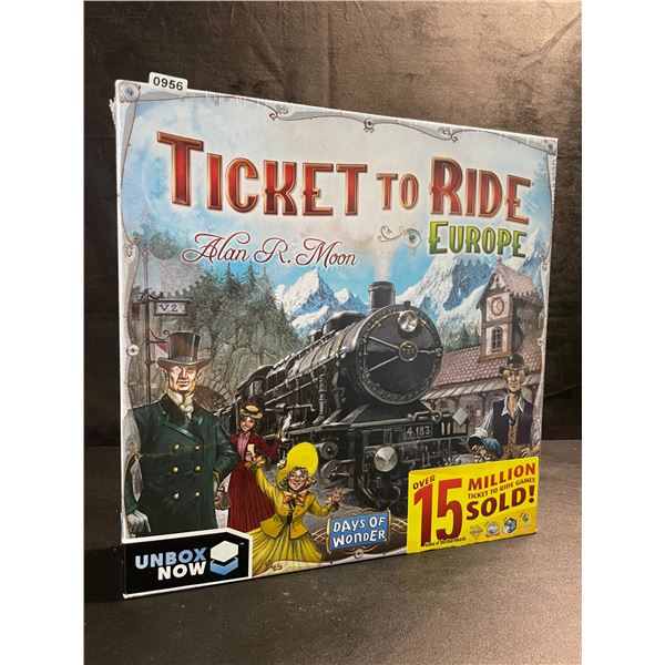 1 Ticket to Ride: Europe - A Family Board Game by Days of Wonder (2-5 Players) - New Sealed!