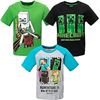 Image 1 : 3-Pack of Minecraft T-Shirts for Big Kids - New
