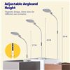 Image 8 : 1 HappyLamp UV-Free 10,000Lux Light Therapy Floor Lamp w/ Remote Control (59") - New/Open Box