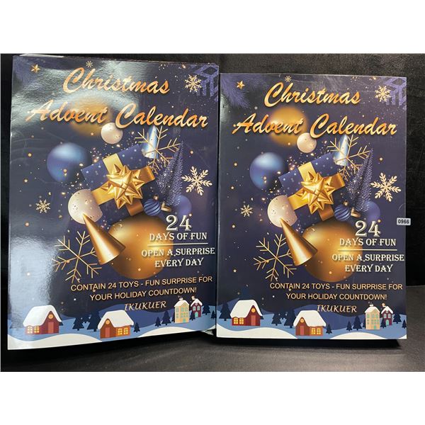 2 Dragon-Ball Toy Themed Toy Advent Calendar Sets - 24 Days of Toys/Fun - New