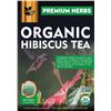 Image 1 : 3 Bags of Premium Herbs Organic Hibiscus Herbal Tea - 120 Tea Bags Each - New (Exp: 02/2026)