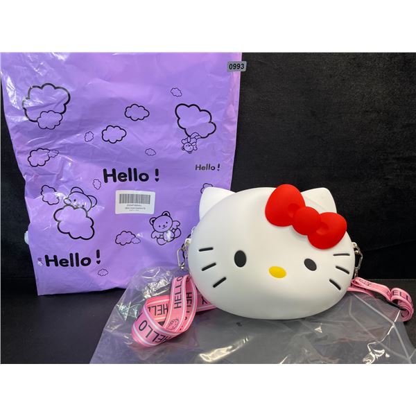 1 Cute Silicone Hello Kitty Purse/Body Bag with Strap - Brand New