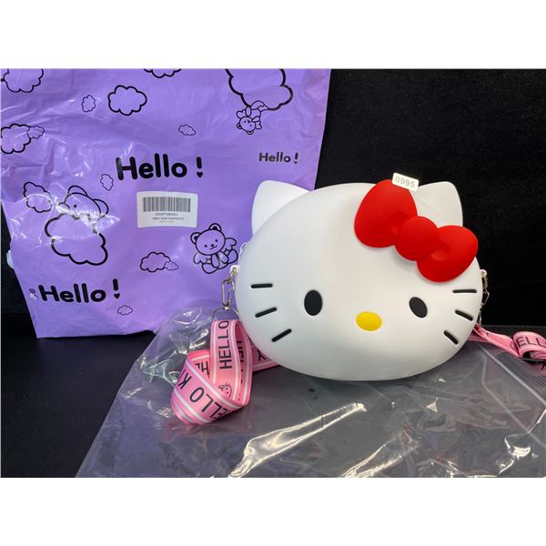 1 Cute Silicone Hello Kitty Purse/Body Bag with Strap - Brand New