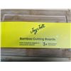 Image 2 : 3-Pack of JoyJolt Premium Bamboo Cutting Boards (10",12", and 16" Size) - New
