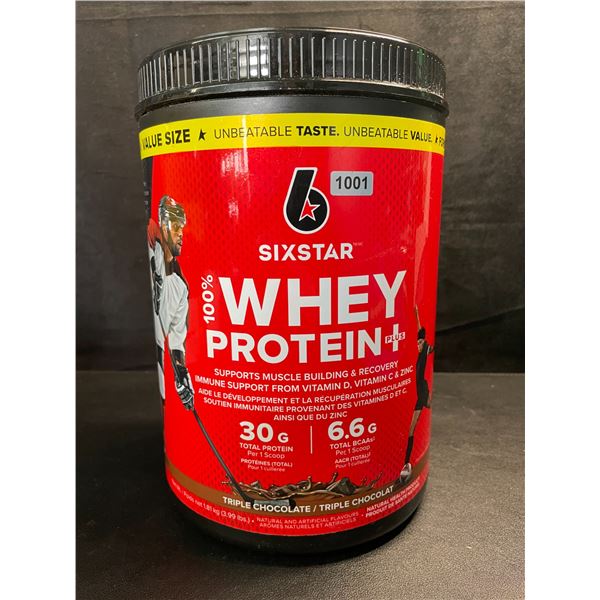 1 Tub of Six Star 100% Whey Protein+ Powder - Triple Chocolate -3.99lbs - New (Exp: Nov 2027)