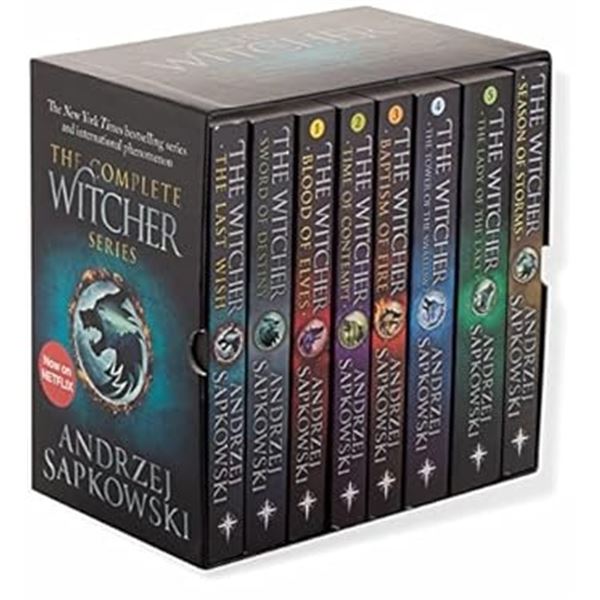 The Complete Witcher Series (8 Books Collection Box Set) by Andrzej Sapkowski - New Sealed!