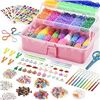 Image 1 : 1 18,000+PC Rainbow Loom/Rubber Band Bracelet Making Craft Kit - New!