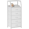 Image 1 : 1 Mexin Tall Storage Tower/Dresser with Fabric Drawers (43" x 16") - New in Box (Assembly Req'd)