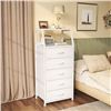 Image 5 : 1 Mexin Tall Storage Tower/Dresser with Fabric Drawers (43" x 16") - New in Box (Assembly Req'd)