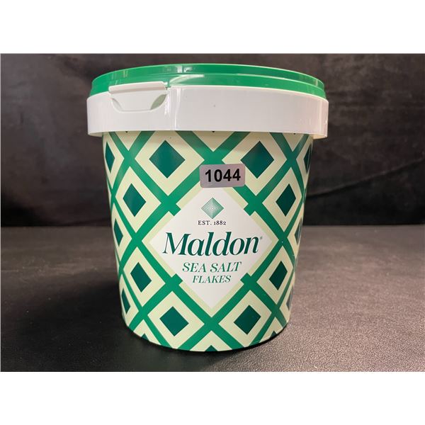 1 Tub of Maldon Sea Salt Flakes - 20oz (570g) Resealable Tub - New